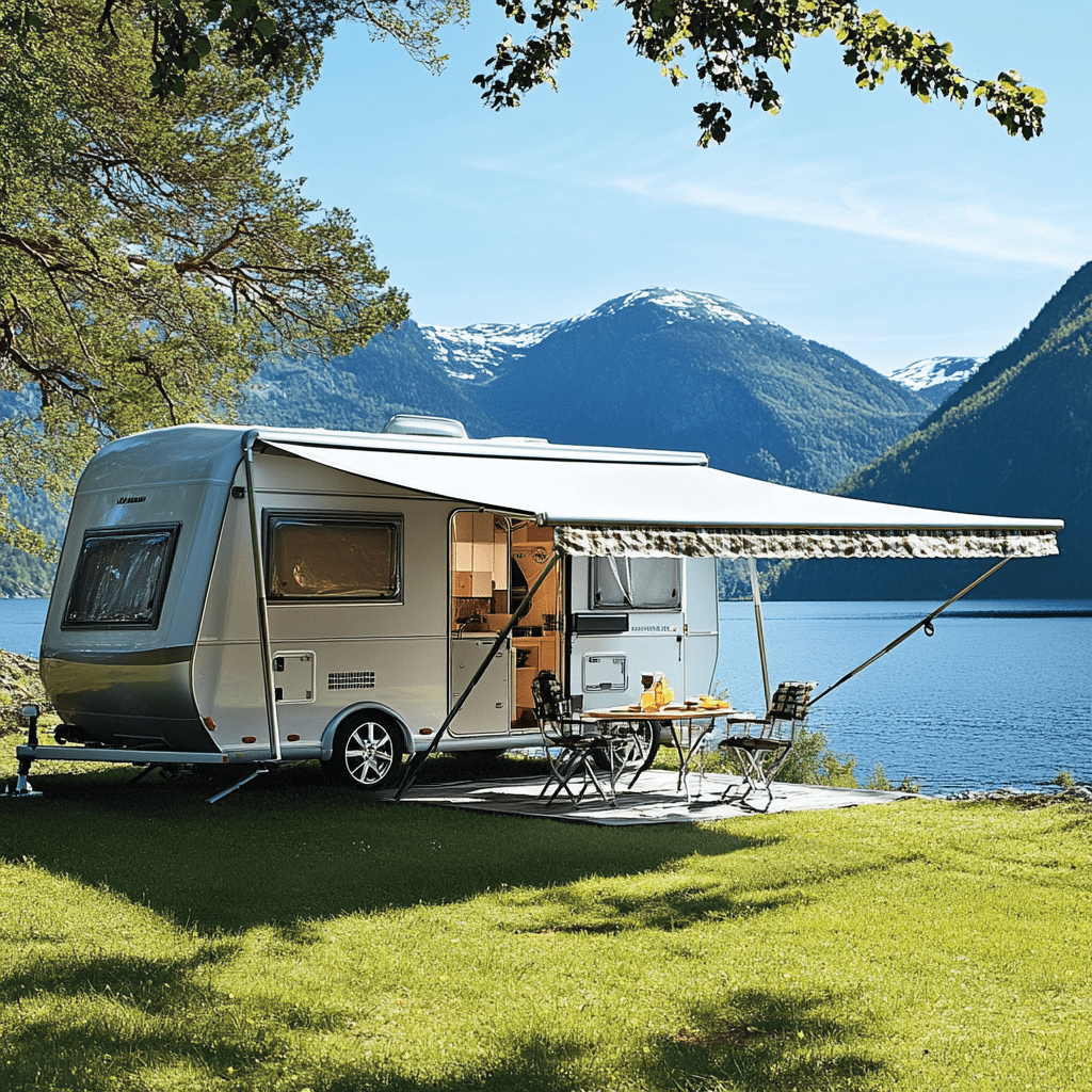 caravan met Thule luifel
